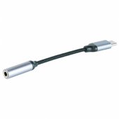 Adapter USB-C 3,5mm Black/ Silver