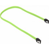 SATA III Angled Cable 0.45m Green