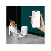 Smart WiFi Pet Feeder, UltraHD Camera, 4L white