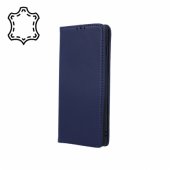Leather book case iPhone 13 Pro Blue