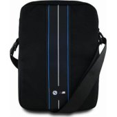 Nylon Blue Stripe 8" Black