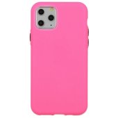 "Soft Cream Silicone Back Case iPhone 12/ 12 Pro" Pink