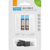 Rechargeable AA USB-C 1550 mAh 2pcs