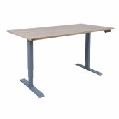 Desk ERGO with 2 motors 160x80cm, hickory