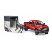 RAM 2500 Power Wagon with horse trailer and