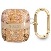 Guess GUA2HHFLD Case for AirPods 1 / 2 Gold Paisley