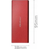 Aluminium Enclosure M.2 SATA USB 3.0 Red 51831