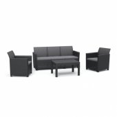 Dārza mēbeļu komplekts Claire 5 Seater Set ar galdiņu Orlando