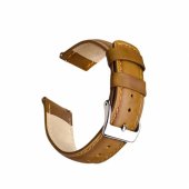 Genuine leather 22mm Universal watch strap (Samsung, Garmin,etc) Beige