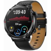 GT21-3 Black + Black Eco Leather Band