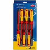 KNIPEX screwdriver set 00 20 12 V01 VDE (red/ yellow, 6 pieces)