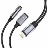 UltraBoost Lightning (M) / 3.5mm mini jack (F) - Lightning (F) Black