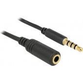 Cable AUX Jack - Jack 3.5mm 0.5m Black