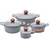 Promis Pots set brown handles 8 elements (GR/ SET)
