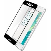 "Tempered Glass Full Xperia XA1" Black