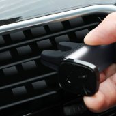 SUGP-01 Steel Cannon Air Outlet Car Mount Black