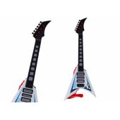 Electric Guitar For Kids Lights Melodies White