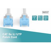 CAT 5e U-UTP Patch Cable 3m Grey