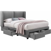 SUGI with mattress HARMONY TOP 160x200cm Grey
