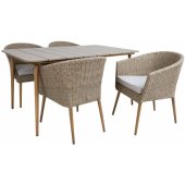 Norway Table and 4 Chairs Beige