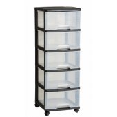 Curver Transparent Shelving 5x20L (50382)