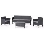 Salemo 3 Seater Set Grey