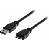 USB-A 3.0 to Micro B 1m Black