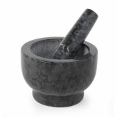 BW11852EU7 Marble Pestle and Mortar, Black