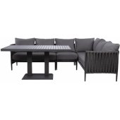 BRISTOL table, sofa grey