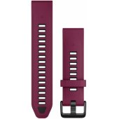20mm QuickFit Silicone Strap Merlot/ Graphite
