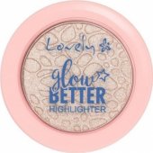 Lovely LOVELY_Glow Better Highlighter rozświetlacze do twarzy