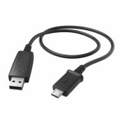 00173672 Charging/ Data Cable, Micro-USB 0.6m Black