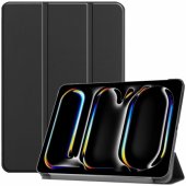 "Tri-Fold Eco-Leather Stand iPad Pro 13 (2024) 7th Gen" Black