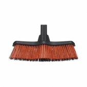 Fiskars Solid all-purpose broom head M (black/ orange, without handle)