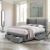 SUGI with mattress HARMONY DELUX 160x200cm Grey