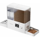 Pet Water Fountain 3.5L & Feeder 5L White