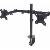 Dual Desk Mount 13" - 32" Black