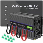 Qoltec Monolith 4000 MS Wave Voltage Converter | 12V to 230V | 2000/ 40