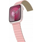 Silicone Link Apple Watch 42/ 44/ 45/ 49mm Pink-Khaki