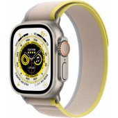 Watch Ultra Cellular 49mm Titanium Case/ Yellow/ Beige Trail Loop M/ L