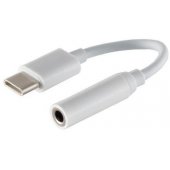 Adapter USB-C - 3.5 mm White