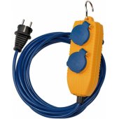 Outdoor Extension Cable 5m Blue/ Yellow