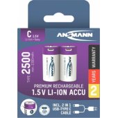1313-0004 Li-Ion Baby C type 2500 2pcs
