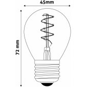 E27 G45 3W 2500K 200lm 360°