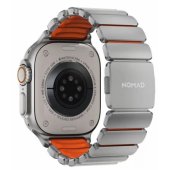 Stratos Band Apple Watch 49mm Naturalny Titanium-Ultra Orange FKM