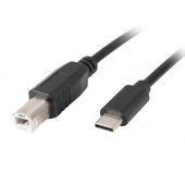 Cable USB-C(M)-USB-B(M) 1.8m Black