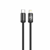 Minimalist USB-C to Lightning Cable 3A 1m PD27W Black