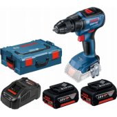 Bosch GSR 18V-50 18 V drill/ driver 2 x 5 Ah battery pack (06019H5