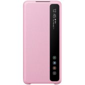 "Clear View Cover Galaxy S20 Plus (EF-ZG985CPEGEU)" Pink