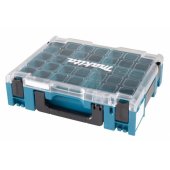 Makita MAKPAC organizer 191X80-2, case (blue/ transparent, i)